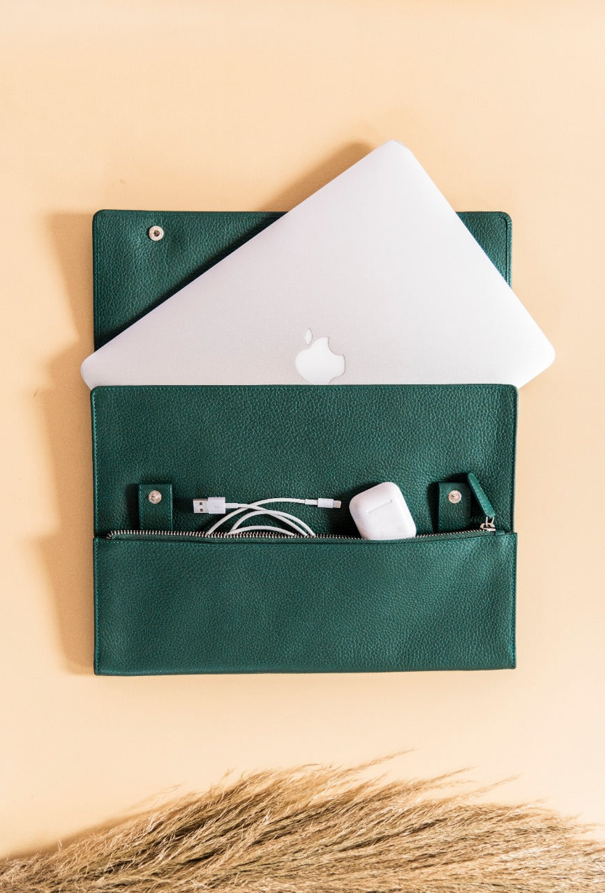 Le Mira 'The Multi' Genuine Leather Laptop Cover