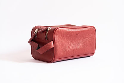 Le Mira 'The Homme' Genuine Leather Toilet Bag