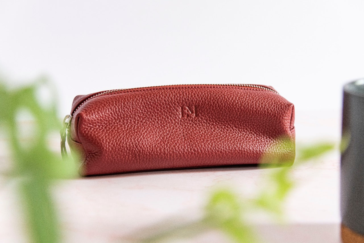 Le Mira 'The Plumier' Genuine Leather Stationery Case