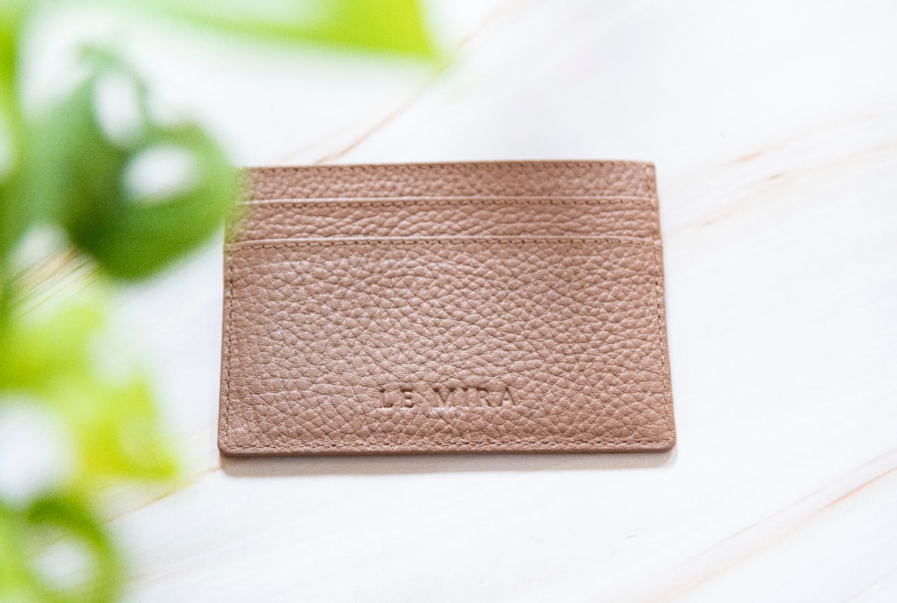 Le Mira 'The Mini' Genuine Leather Cardholder