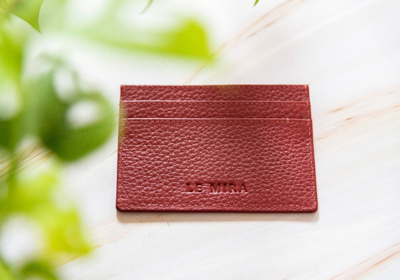 Le Mira 'The Mini' Genuine Leather Cardholder