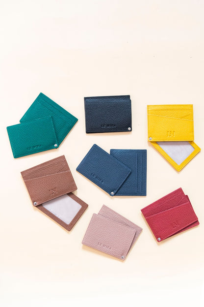 Le Mira 'The Twist' Genuine Leather Cardholder