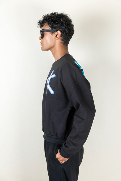 KNN Calcutta Unisex Black '005' Sweatshirt