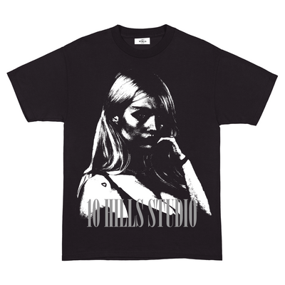 10 Hills Studio Unisex 'Hot Girl' Boxy Black Tee
