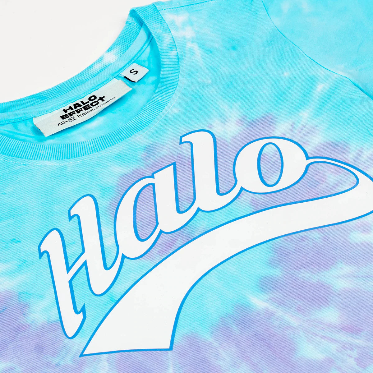 Halo Effect Women's Uni Logo Tie-Dye Cropped T-Shirt