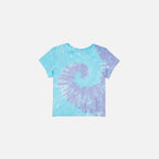 Halo Effect Women's Uni Logo Tie-Dye Cropped T-Shirt