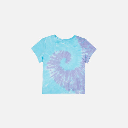 Halo Effect Women's Uni Logo Tie-Dye Cropped T-Shirt