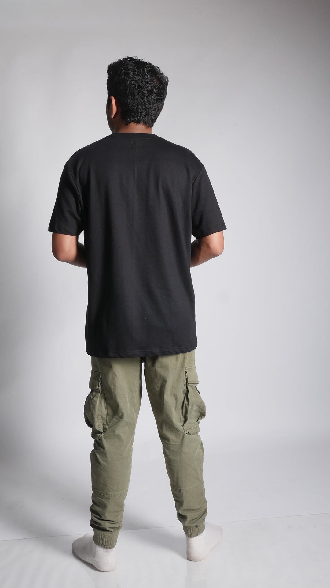 10 Hills Studio Unisex 'Much Ado About Nothing' Black Boxy Tee