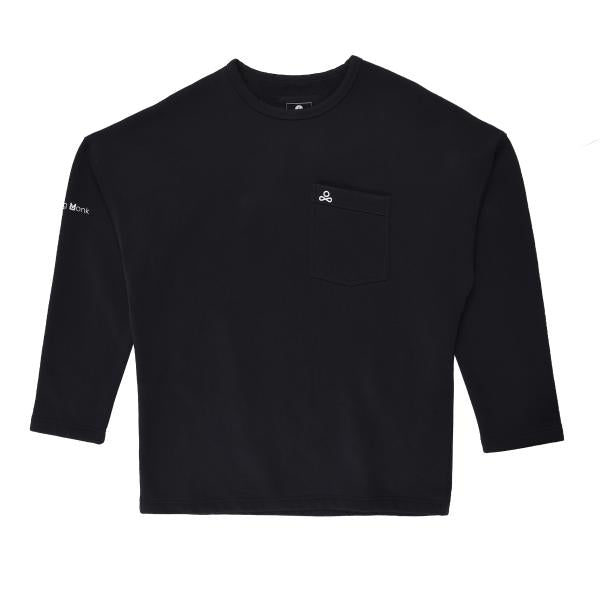 A Skating Monk Black Full Sleeve T-Shirt