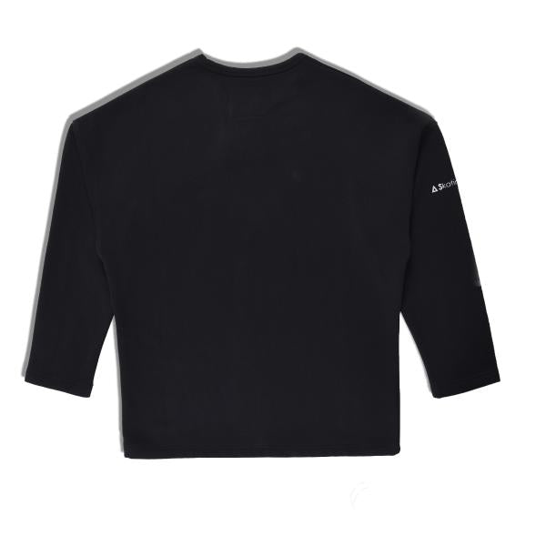 A Skating Monk Black Full Sleeve T-Shirt
